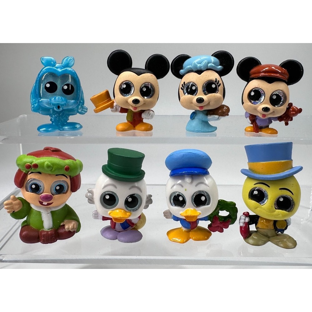 Disney Doorables A CHRISTMAS CAROL Complete Lot of 8 SCROOGE  McDuck Cratchit